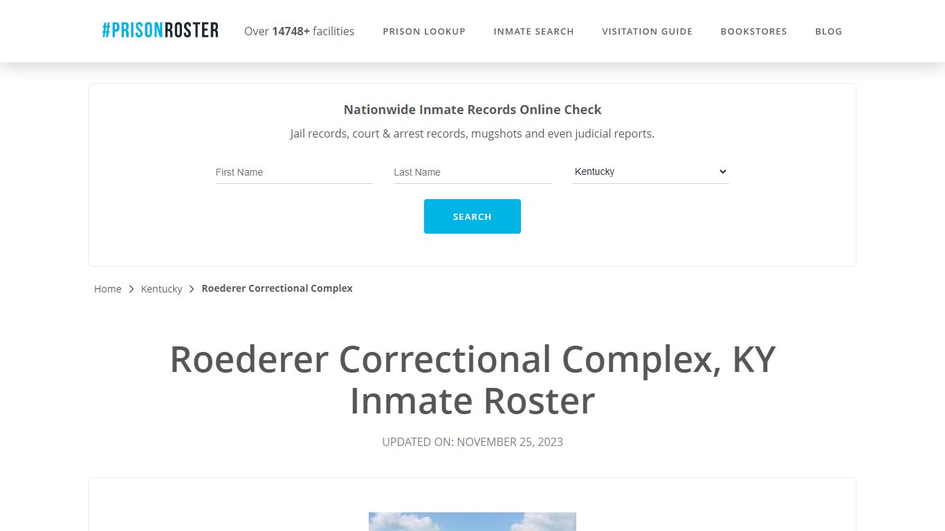 Roederer Correctional Complex, KY Inmate Roster - Prisonroster